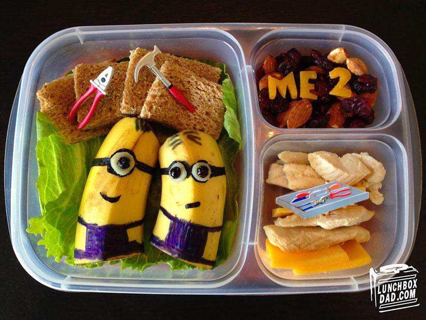 Lunchbox Dad Makes Creative Sandwiches And Snacks For His ...