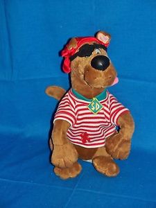 Scooby doo animal with an eye patch and bandana