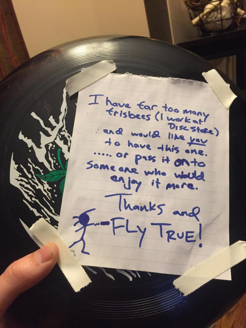 frisbee kindness